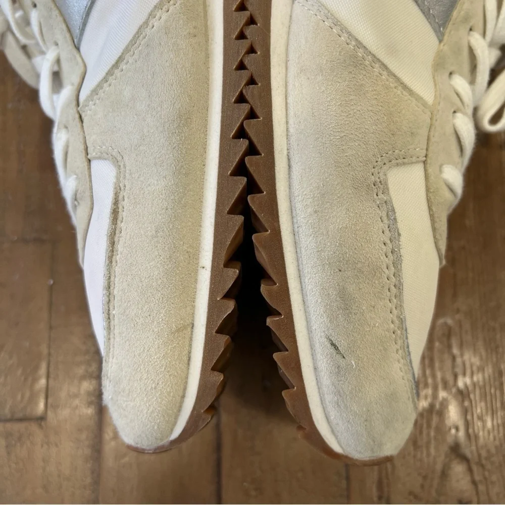 J. Crew - sneaker trainers metallic colorblock Metallic Silver - Size 9